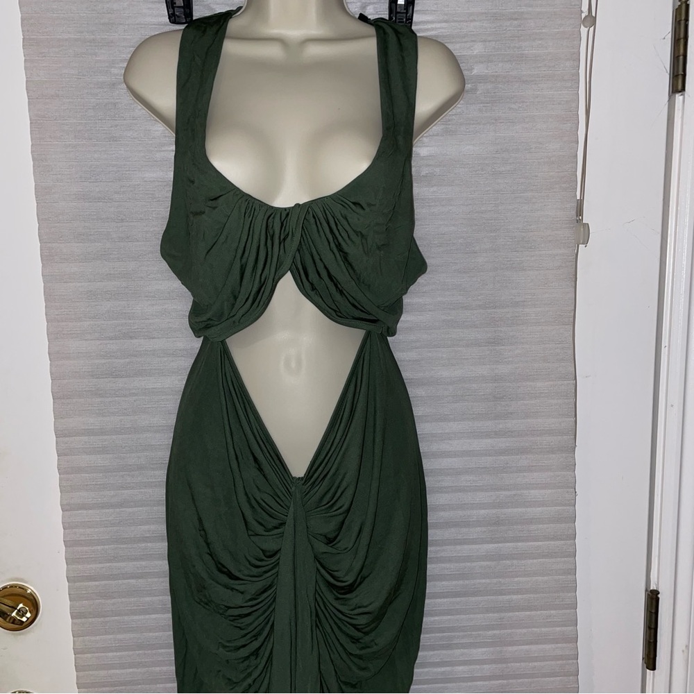 Christopher Esber Vivenda Drape Front Dress